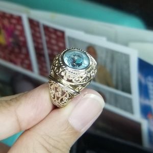 Jewelry  Silver 925 Aquamarine Stone Ring  Poshmark